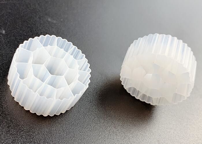 RAS Şok Direnci için Plastik Hdpe MBBR Yüzen Filtre Medyası