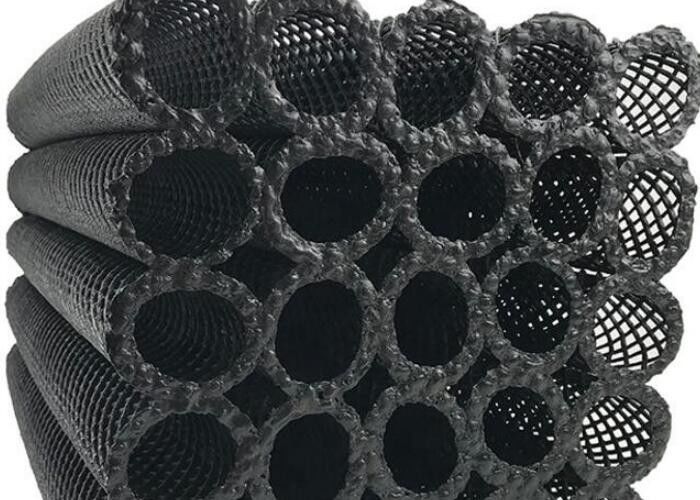 Bio Block Hdpe Su Arıtma İçin Plastik Boru Çapı Medyası Siyah Renk Sıcak Su Tüketimi İçin
