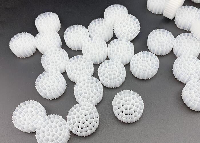 MBBR Bio Ball Kanalizasyon Arıtma Plastik Filtre Medyası 25*10MM