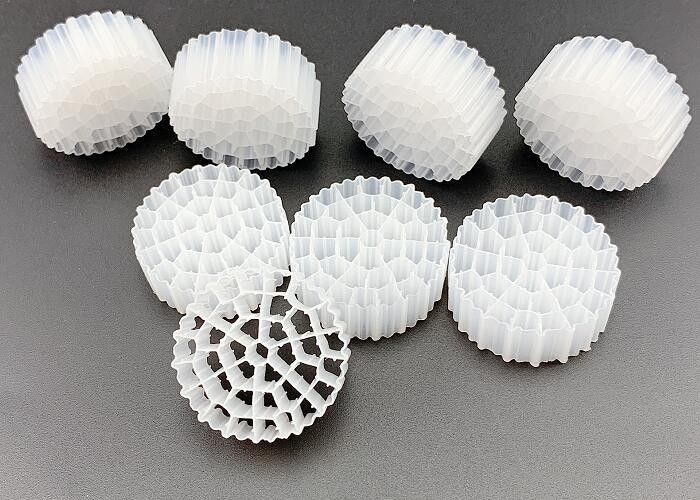 Beyaz Renkli HDPE K1 Su Kalitesini Artırmak İçin PE37 Filtre Medyası