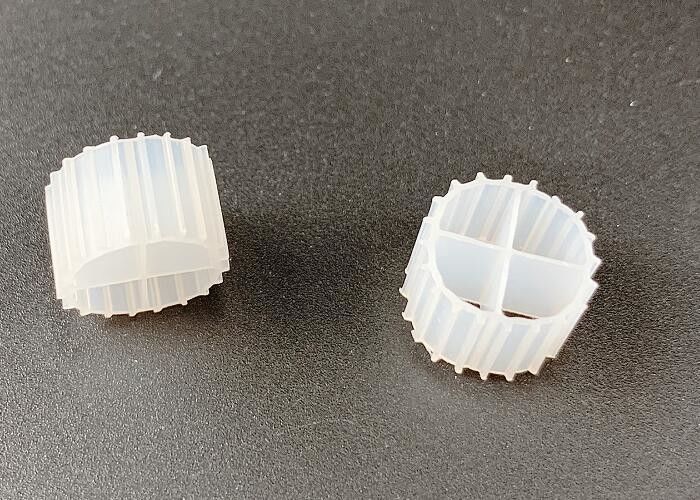 11*7mm MBBR Biyo Filtre Medyası K1 Beyaz Renkli Ve Bakir HDPE Malzemesi
