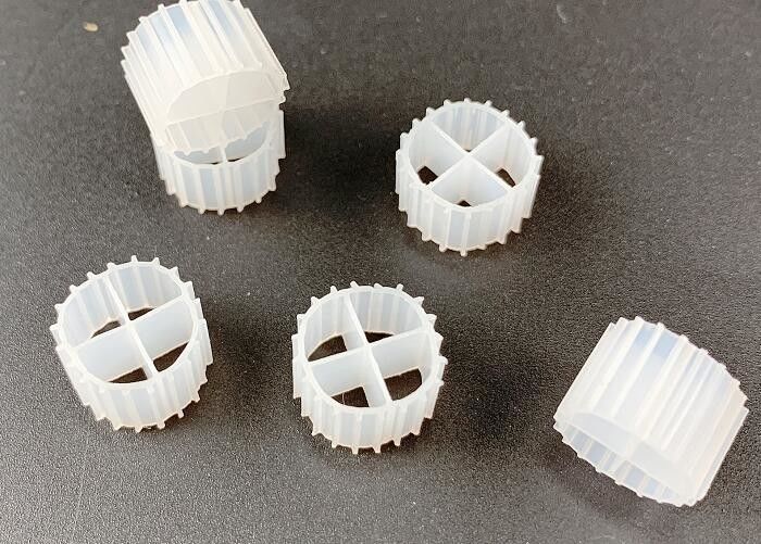 RAS akvakültür sistemleri için mbbr kaldnes k1/k3 medya filtre teknolojisi ile atık su arıtma tesisi