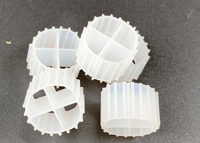 Beyaz Renkli MBBR Medya Biofilm Taşıyıcı Süper Karbürizasyon ve Virgin HDPE malzemesi ile