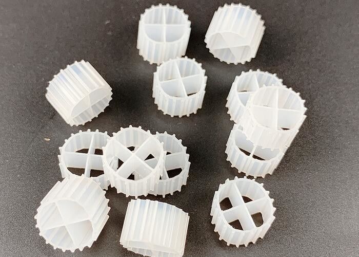 MBBR Beyaz HDPE IFAS Biyolojik Filtre Medyası 1000m2/M3