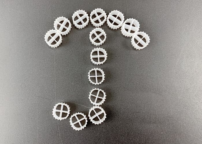 11*7mm MBBR Bio Balls Filtre Medyası Büyük Yüzey Alanı