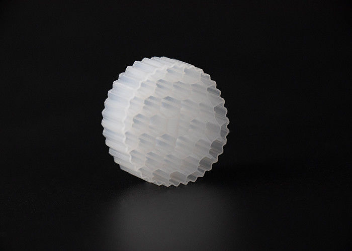 Beyaz Renkli HDPE Malzemesi 38 Delik MBBR Taşıyıcı Virgin PE