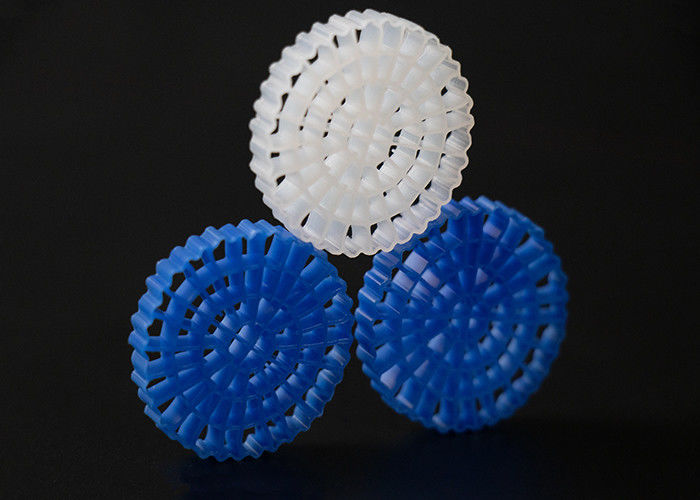 RAS Beyaz Plastik Filtre Medyası MBBR K5 Balık Çiftliği, Su Temizliği için