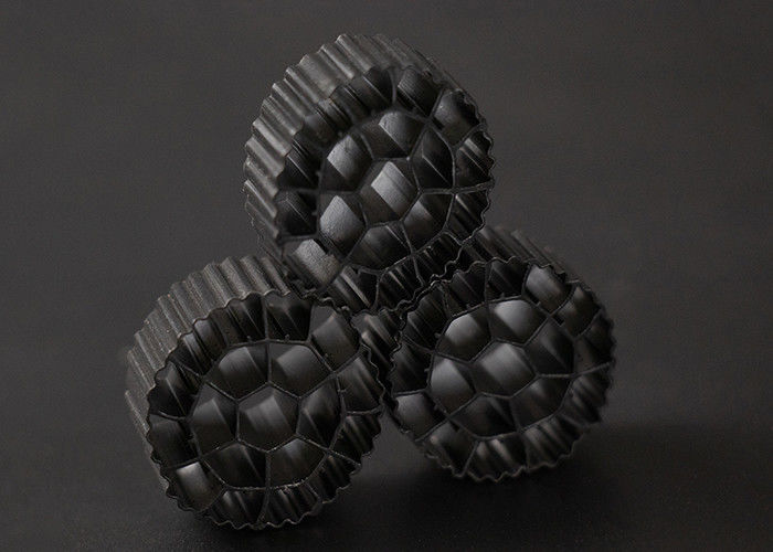 K3 Plastik Filtre Medyası Biyo Medyası Beyaz Renkli Ve Bakir HDPE Malzemesi