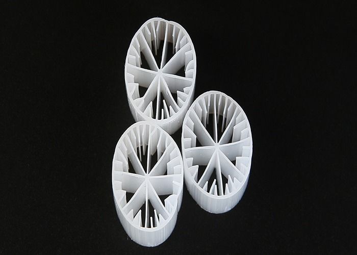 Plastik Malzeme MBBR Bio Media Virgin HDPE Ve Beyaz Renk 15 * 15mm Su için Boyut