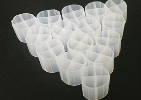 Beyaz Renkli MBBR Anaerobik Tank için Bio Taşıyıcı Medya