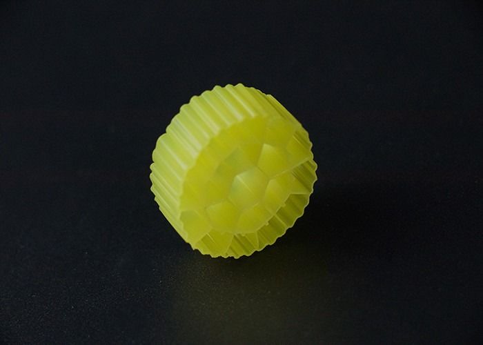 Beyaz Renkli MBBR Filtre Medyası K3 Bio Media Virgin HDPE ile İyi Etkiye Direnci