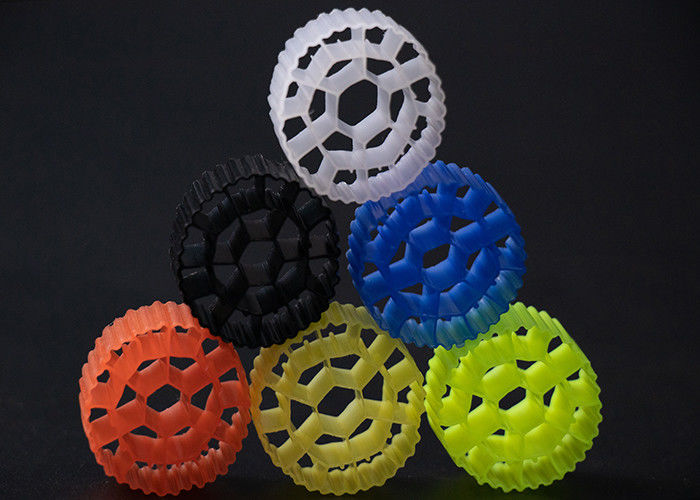 PE05 K3 Aktivite Yüzen Mbbr Taşıyıcı Beyaz Renk Hdpe