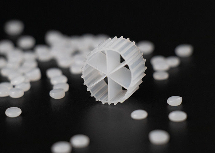 MBBR 100% Virgin HDPE PE04 BIO Filtre Medyası Beyaz Renk 0.98g/Cm3