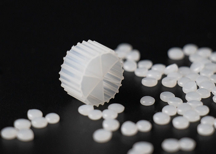 MBBR 100% Virgin HDPE PE04 BIO Filtre Medyası Beyaz Renk 0.98g/Cm3