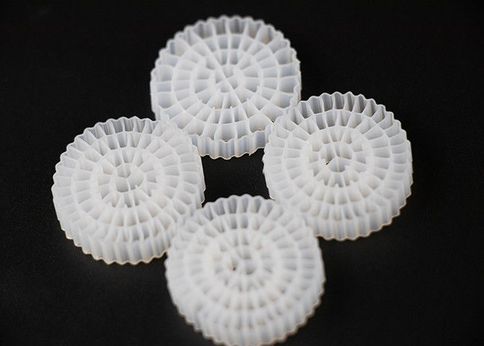 İyi yüzey alanına sahip bakire HDPE RAS Plastik MBBR Filtre Medyası