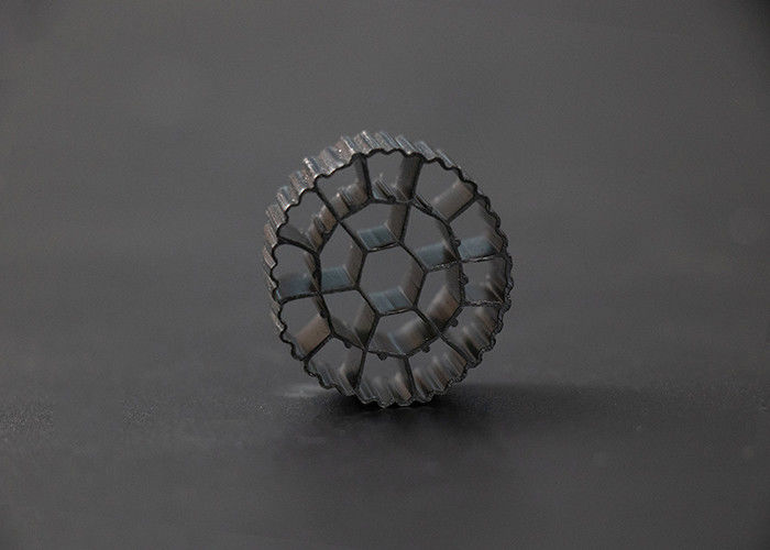 Siyah Renkli Yüzen 25*12MM Mbbr Bio Filtre Medyası HDPE Malzemesi