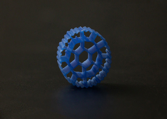 19 Oda PE05 HDPE Malzemesi MBBR Filtre Medyası Mavi Renk