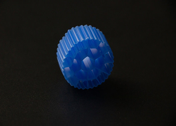 19 Oda PE05 HDPE Malzemesi MBBR Filtre Medyası Mavi Renk
