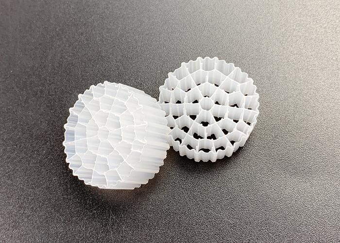 Biyotüp MBBR Plastik Filtre Medyası 800m2/M3 Büyük yüzey