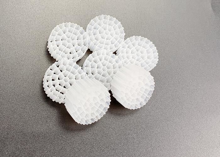 Atık su filtresi ortamı MBBR Hareketli yatak Biofilm reaktörü HDPE