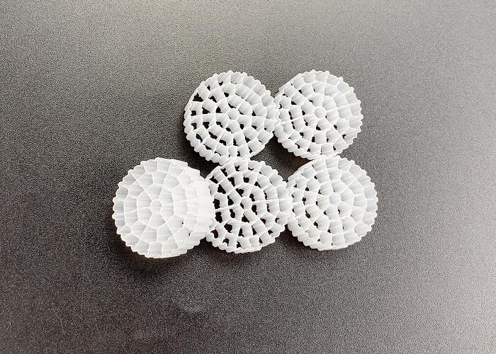 Atık su filtresi ortamı MBBR Hareketli yatak Biofilm reaktörü HDPE