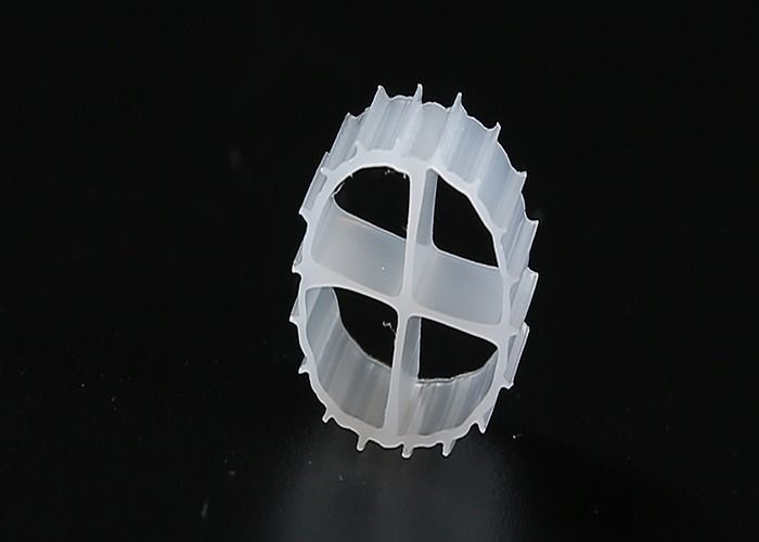 PE Şok geçirmez Akvaryumlar MBBR Filtre Medya Beyaz renk fda taşıyıcı 11 * 7MM MBBR Biofilm taşıyıcı