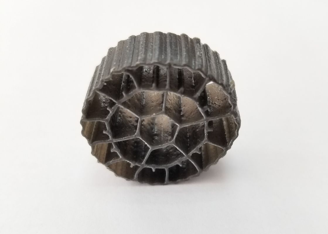 25 mm x 12 mm renkli MBBR Filtre Medyası HDPE Malzeme PE06 Bio Medyası