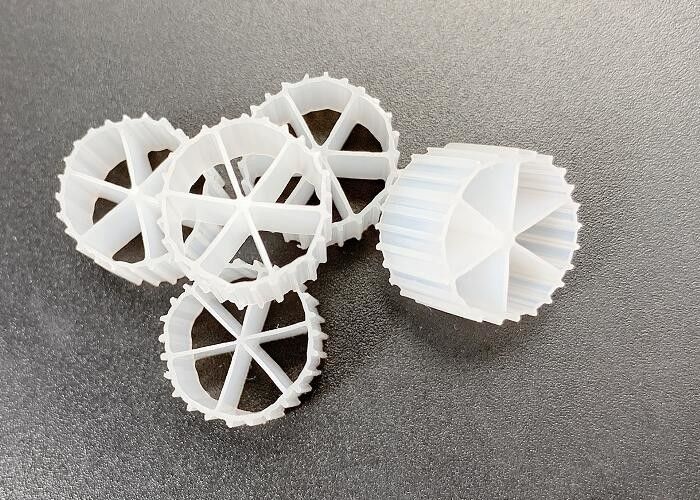 Hareketli Yatak Biofilm Reaktör Havalama Tankı Yüzen Kaldnes Filtre Medyası Virgin HDPE