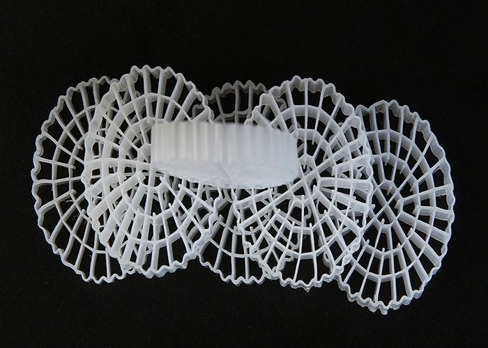 Plastik MBBR Yüzen K5 Bio Filtre Medyası Kanalizasyon için Yüksek Yüzey Alanı