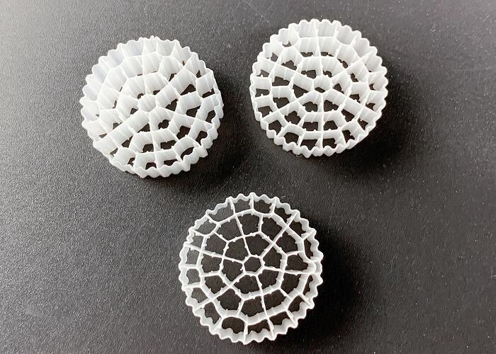 Hareketli Yatak Biofilm Reaktörü Yüzen Kuyu Kaldnes Filtre Medyası 37 Oda 800m2/M3