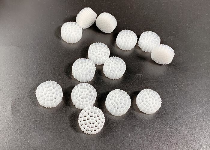 Hareketli Yatak Biofilm Reaktörü Yüzen Kuyu Kaldnes Filtre Medyası 37 Oda 800m2/M3