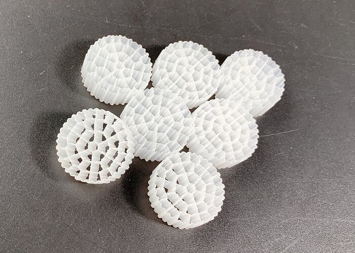 Beyaz Renkli SBR Süreç Su Arıtma MBBR Filtre Medyası ROHS REACH