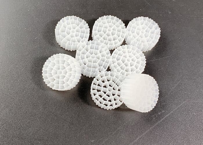 Beyaz Renkli SBR Süreç Su Arıtma MBBR Filtre Medyası ROHS REACH