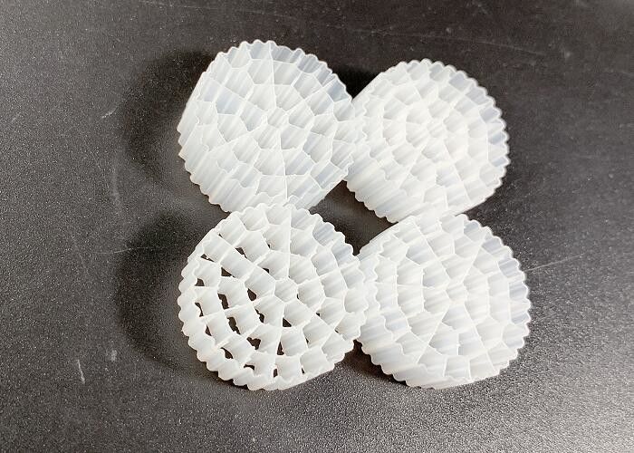 Beyaz Renkli SBR Süreç Su Arıtma MBBR Filtre Medyası ROHS REACH