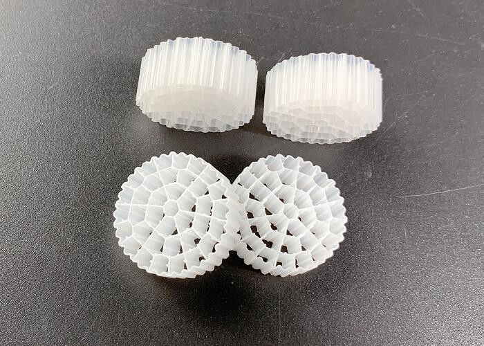 K3 Hareketli Yatak Biofilm Reaktörü MBBR Yüzen Filtre Medyası Karides Plastik Taşıyıcılar