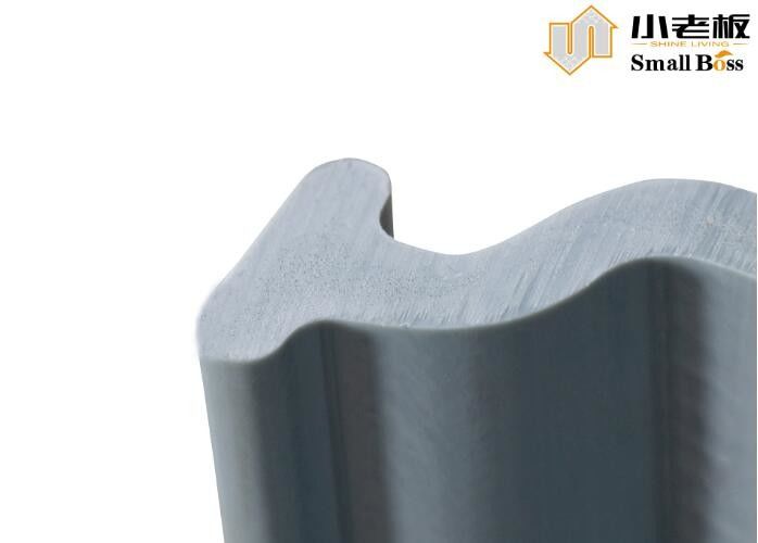Gri Renkli Vinyl PVC Yaprak Yığınları Özel Z Tipi Ekstrüzyon
