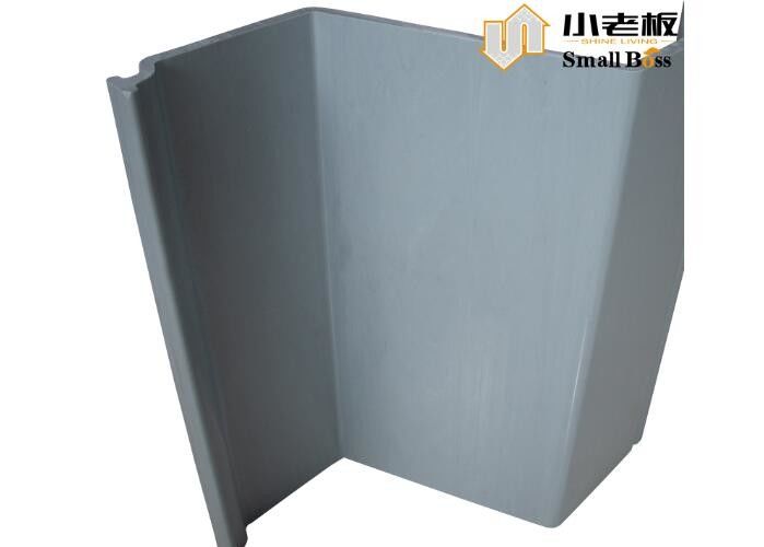 Gri Renkli Vinyl PVC Yaprak Yığınları Özel Z Tipi Ekstrüzyon