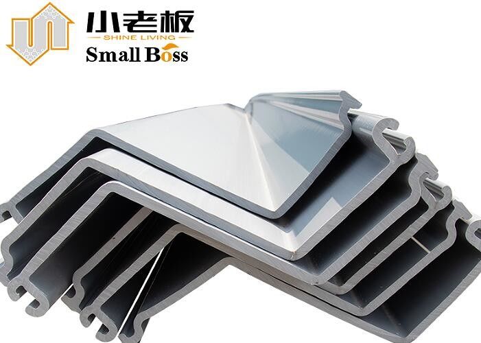 Gri Renkli Vinyl PVC Yaprak Yığınları Özel Sel Koruması Z Tipi Ekstrüzyon